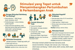 Stimulasi Tepat untuk Menyeimbangkan Pertumbuhan dan Perkembangan Anak